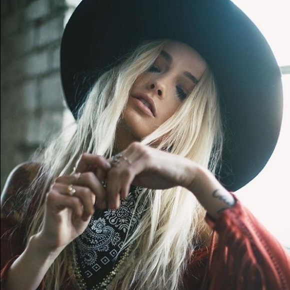 Zara 100%Wool Wide Firm Brim Fedora Black Hat - Picture 11 of 16